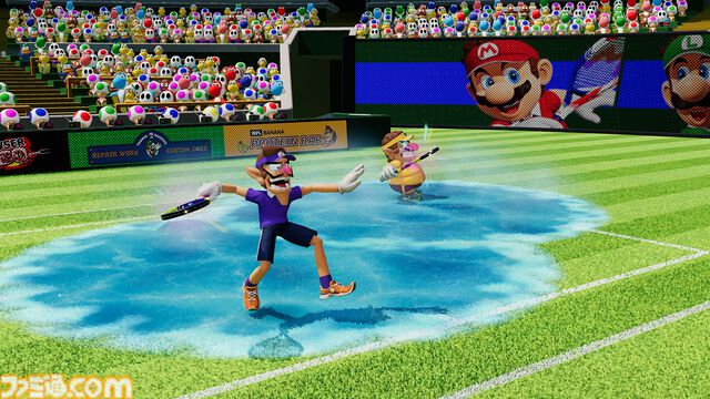 『マリオテニス フィーバー』公式サイトが公開。30種類のフィーバーラケットや得意なプレーが異なる38体のキャラクターなどを紹介