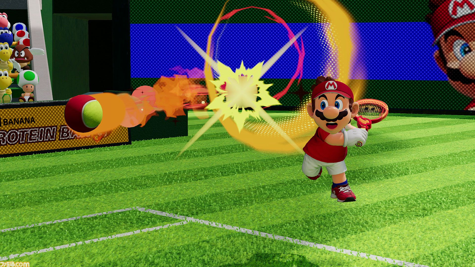 『マリオテニス フィーバー』公式サイトが公開。30種類のフィーバーラケットや得意なプレーが異なる38体のキャラクターなどを紹介