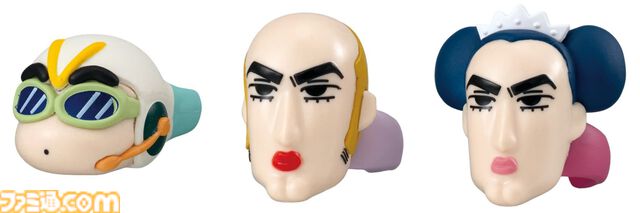 『クレヨンしんちゃん』マカオとジョマの顔がリングに。指に嵌めたら目立つこと間違いなし！ 『ヘンダーランドの大冒険』あそーとコレクションがガシャポンオンラインに登場