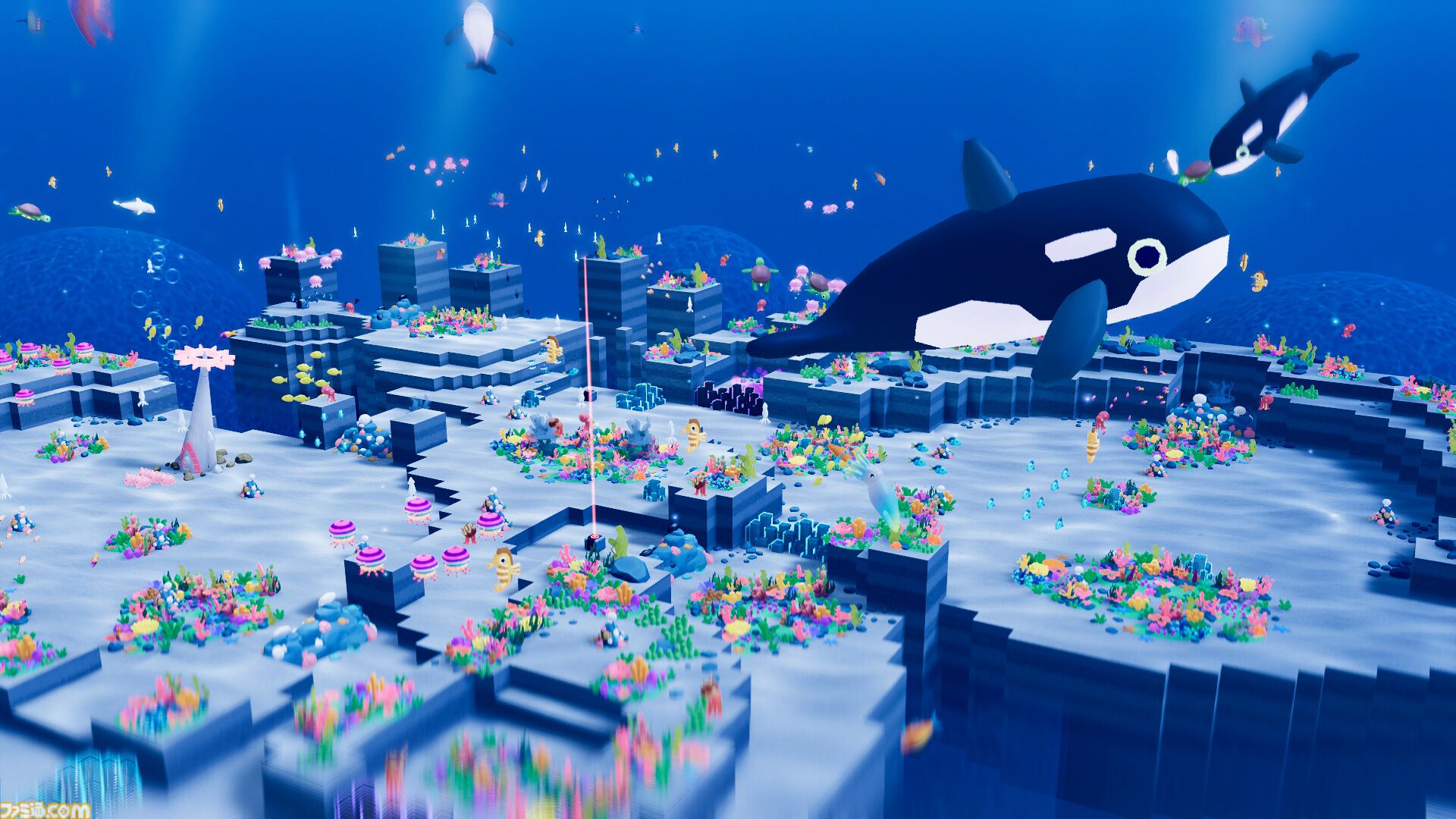 『ナマコリウム』かわいいナマコを指揮して美しい海を取り戻す協力型掃除RTS。アーリーアクセスが1月30日より開始。クラファンが本日（1/9）始動