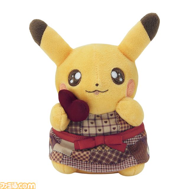【ポケモン】ハートのチョコに目を輝かせるピカチュウぬいぐるみがかわいい。モロゾフのアソートチョコなど新グッズがポケセンで1月17日発売