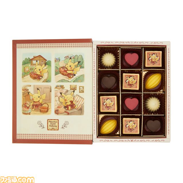 【ポケモン】ハートのチョコに目を輝かせるピカチュウぬいぐるみがかわいい。モロゾフのアソートチョコなど新グッズがポケセンで1月17日発売