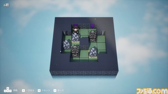 『魔王城修繕計画』勇者の襲撃で1人になった魔王の息子が誰もいない魔王城を片づけていくプッシュパズルゲーム。Steamで本日（1/13）より配信