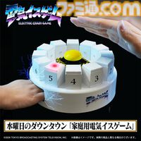 【水曜日のダウンタウン】人気企画“電気イスゲーム”がまさかのパーティーゲームに！ “ビリビリ”する電気ギミックやLED・サウンドであの熱狂を体感