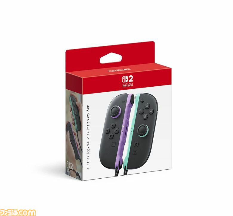 Switch2】ジョイコン2（Joy-Con2）新色ライトパープル/ライトグリーン
