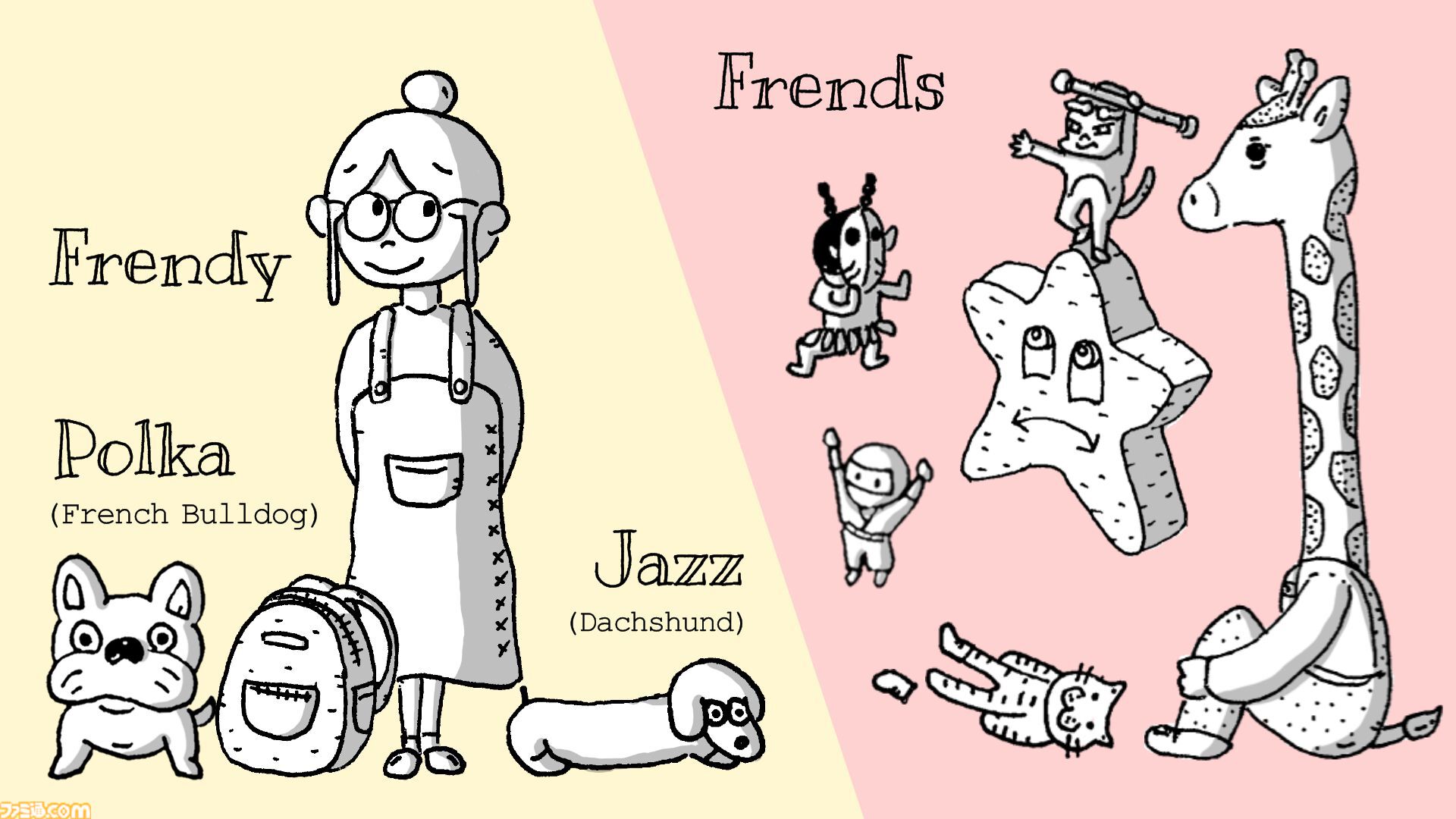 『Finding Polka』ボールペン画の世界で別れた愛犬を探すウォーキングシミュレーターが2026年に発売。Steamストアページが本日（1/17）公開