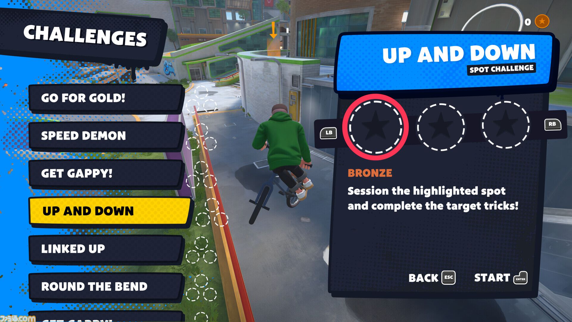『Streetdog BMX』広大なマップを自転車で駆け巡りド派手なトリックを決めまくるアクションスポーツゲームが1月15日に発売
