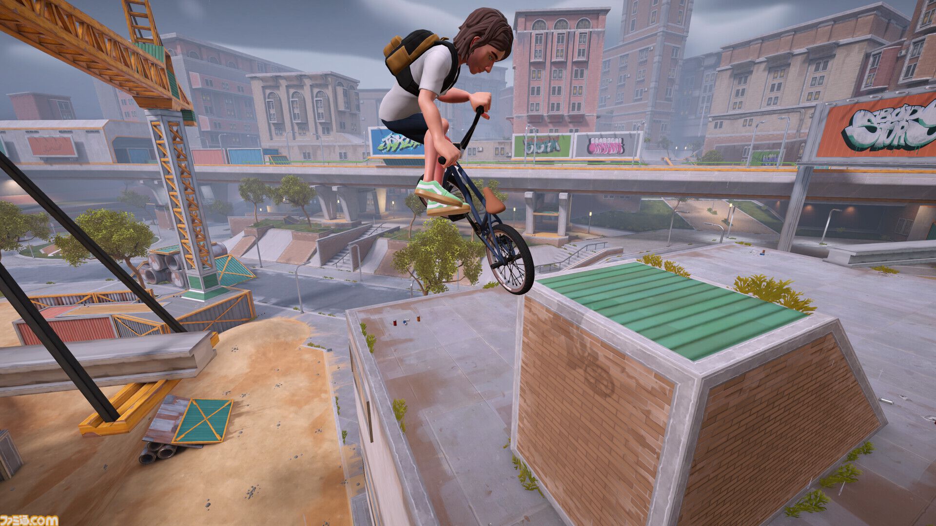 『Streetdog BMX』広大なマップを自転車で駆け巡りド派手なトリックを決めまくるアクションスポーツゲームが1月15日に発売