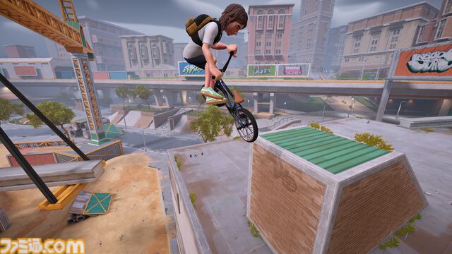 『Streetdog BMX』広大なマップを自転車で駆け巡りド派手なトリックを決めまくるアクションスポーツゲームが1月15日に発売