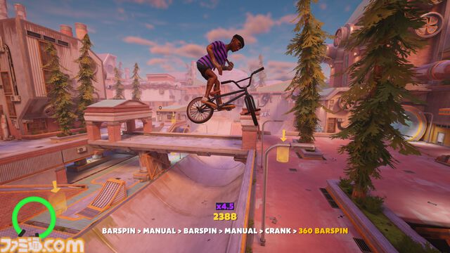 『Streetdog BMX』広大なマップを自転車で駆け巡りド派手なトリックを決めまくるアクションスポーツゲームが1月15日に発売