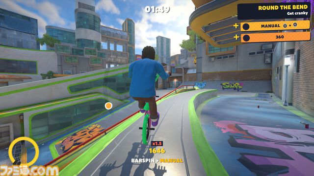 『Streetdog BMX』広大なマップを自転車で駆け巡りド派手なトリックを決めまくるアクションスポーツゲームが1月15日に発売