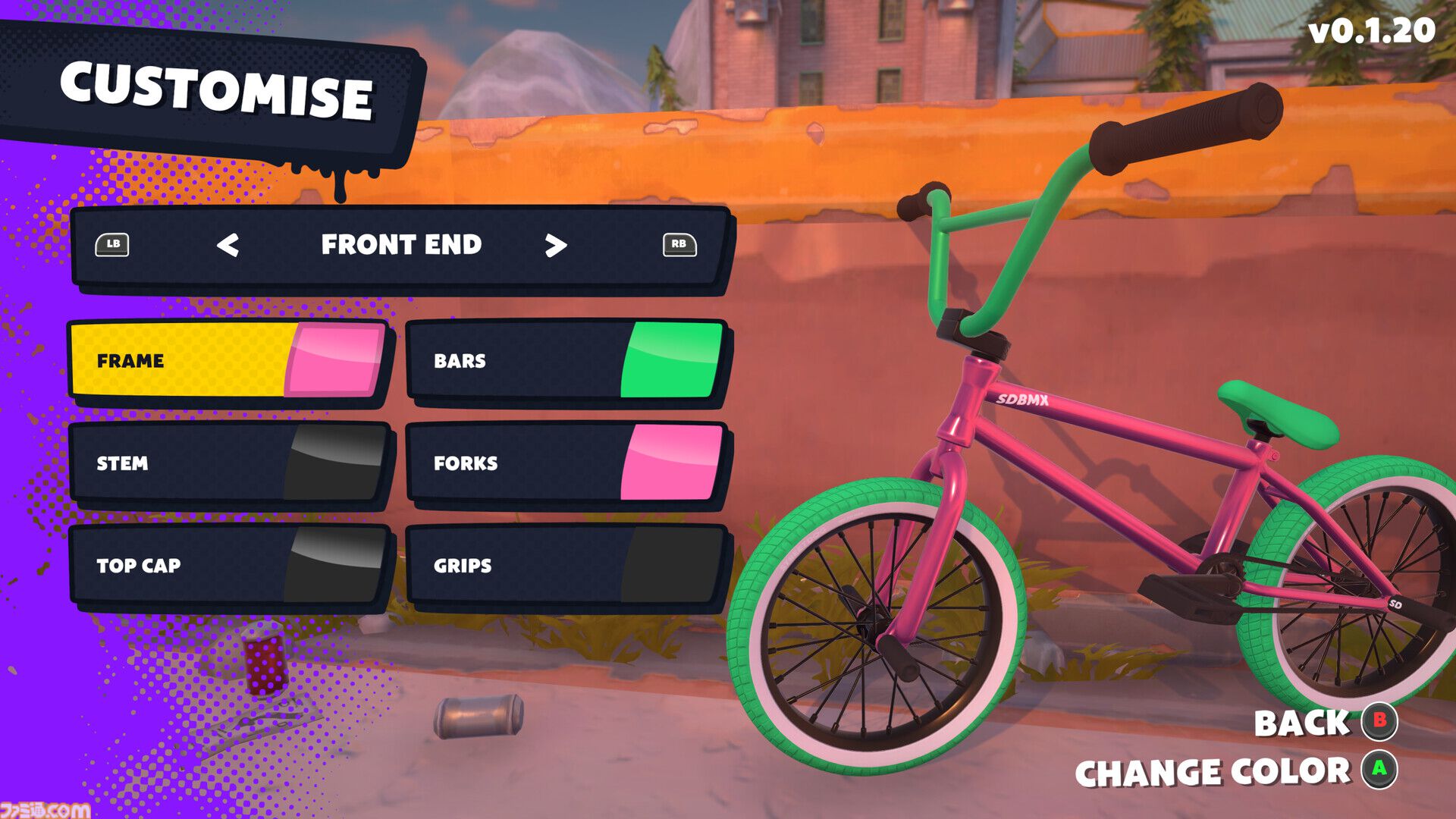 『Streetdog BMX』広大なマップを自転車で駆け巡りド派手なトリックを決めまくるアクションスポーツゲームが1月15日に発売