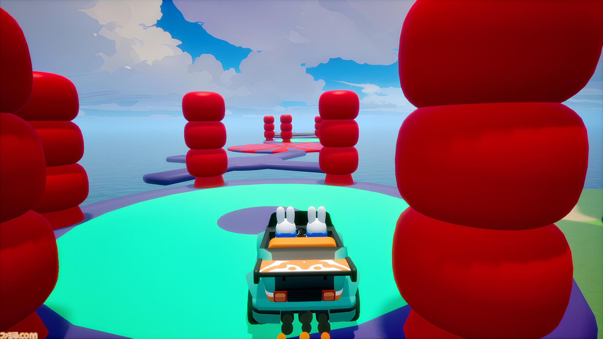 『Drive Together』1台のクルマを複数人で同時に操作するドライブゲームのデモ版が配信。意図した方向に進めないもどかしいドライブが存分に楽しめる