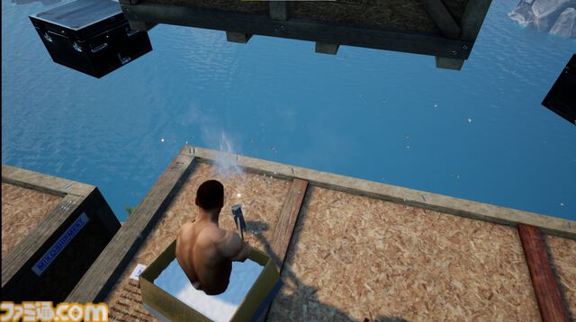 【箱おじ】3人称視点の壺おじ風アクション『One Box One Goal』Steamストアページ公開。ダンボール箱に入ったおじさんが主人公