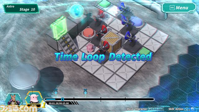 『アストロルーパーズ』過去の自分と協力する4次元パズルゲームのデモ版が1/16配信。“ひらめけば1分以内で解ける”直感性と高難度を両立した練り込まれたステージ構成