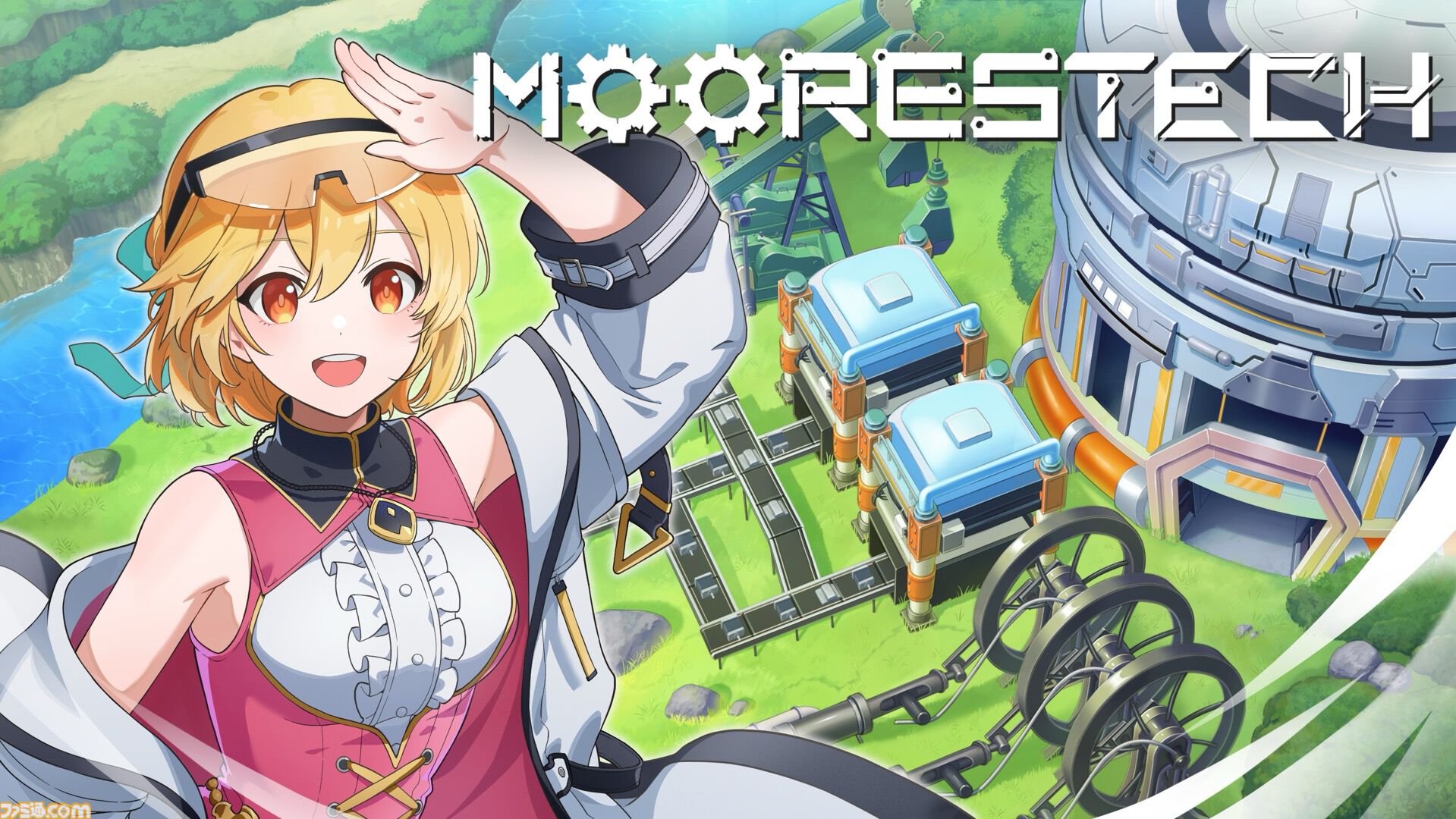 『moorestech』個人開発による国産自動化シミュレーションが8月ごろ発売。アニメ調キャラが織りなすストーリーや独自の歯車システムを搭載