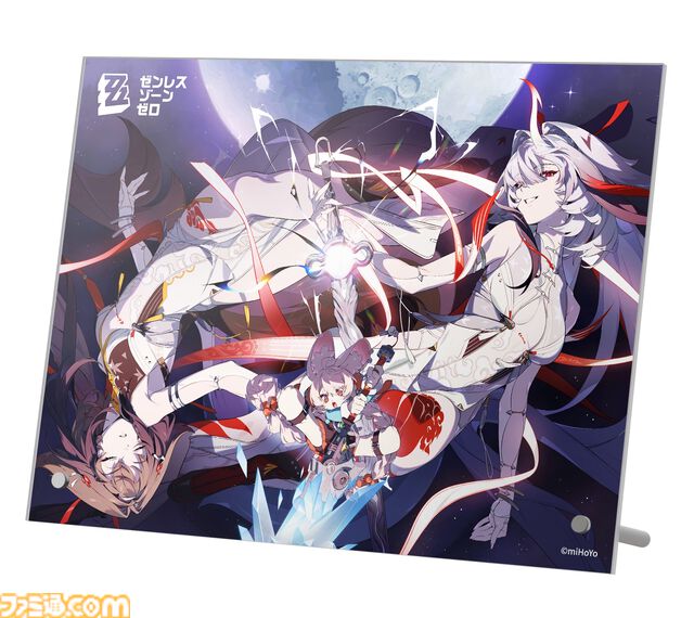 『ゼンゼロ』ファミマコラボが1月20日より開催。エレンとライカンの書き下ろしイラストを使用したアクスタや缶バッジなどが販売