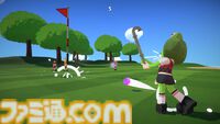 『スーパーバトルゴルフ』対戦相手にボールをぶつけてカートで突撃し、衛星レーザーを撃ち込む“なんでもあり”マルチプレイゴルフ。2月20日発売