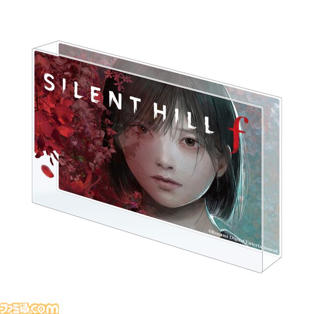 『サイレントヒルf』名台詞をバックに雛子が立つアクスタが登場。“アヤカカシ”、“ココロノアナヲフサゲヌ咲子”などバケモノたちのアクキーも