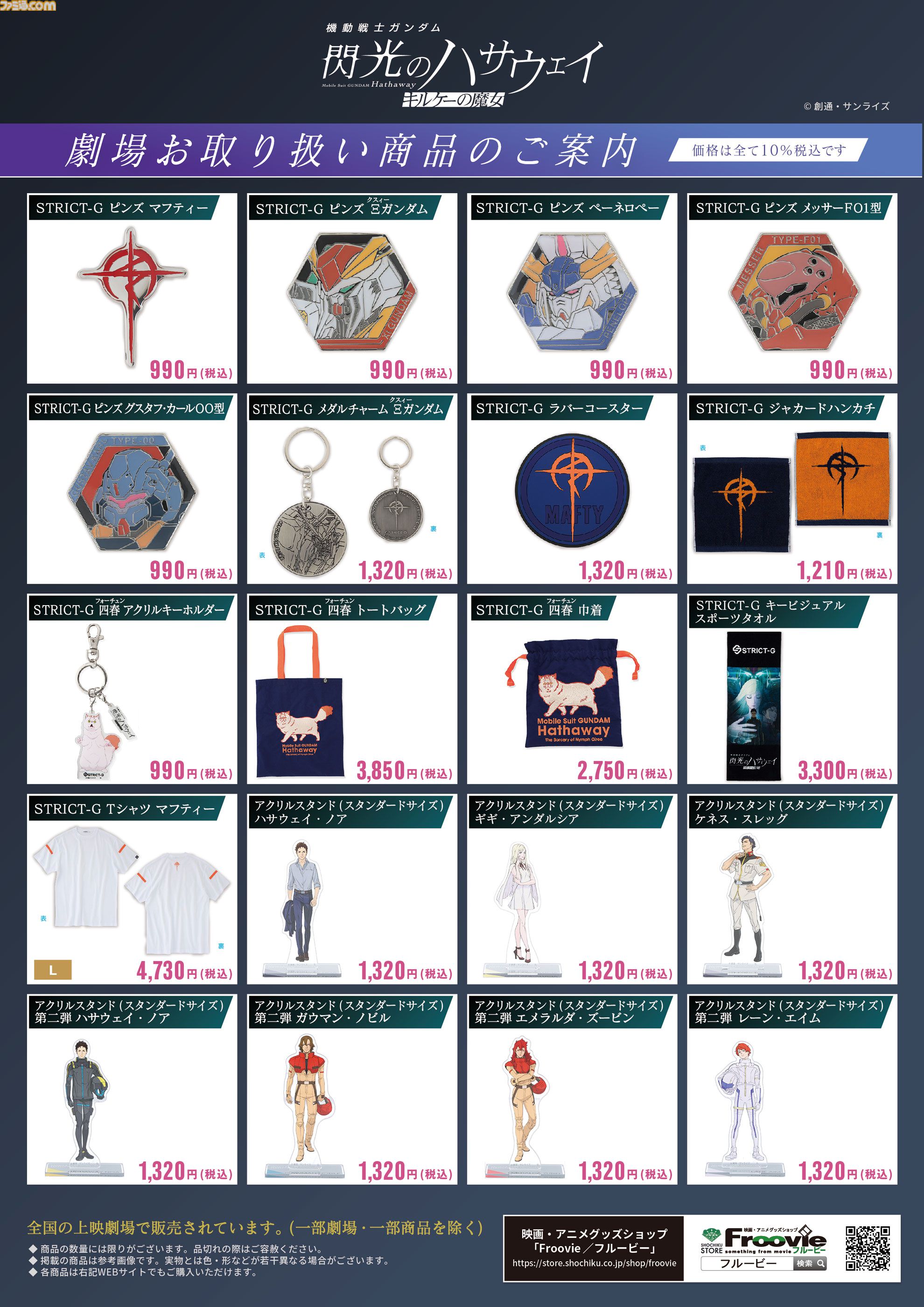 ガンダム 閃光のハサウェイ キルケーの魔女』入場者プレゼントは