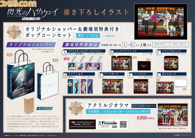 『ガンダム 閃光のハサウェイ キルケーの魔女』入場者プレゼントはイラストカード。ハサウェイ＆ギギ、ケネス＆レーンの2種ランダム。劇場グッズ情報解禁