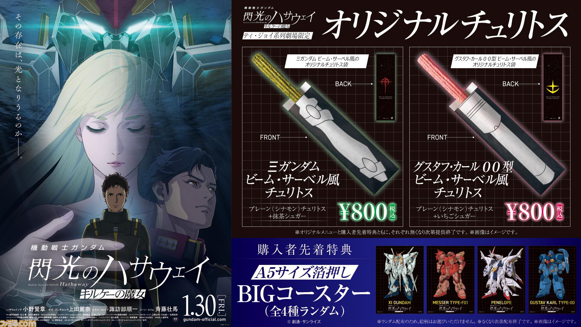 ガンダム 閃光のハサウェイ キルケーの魔女』入場者プレゼントは