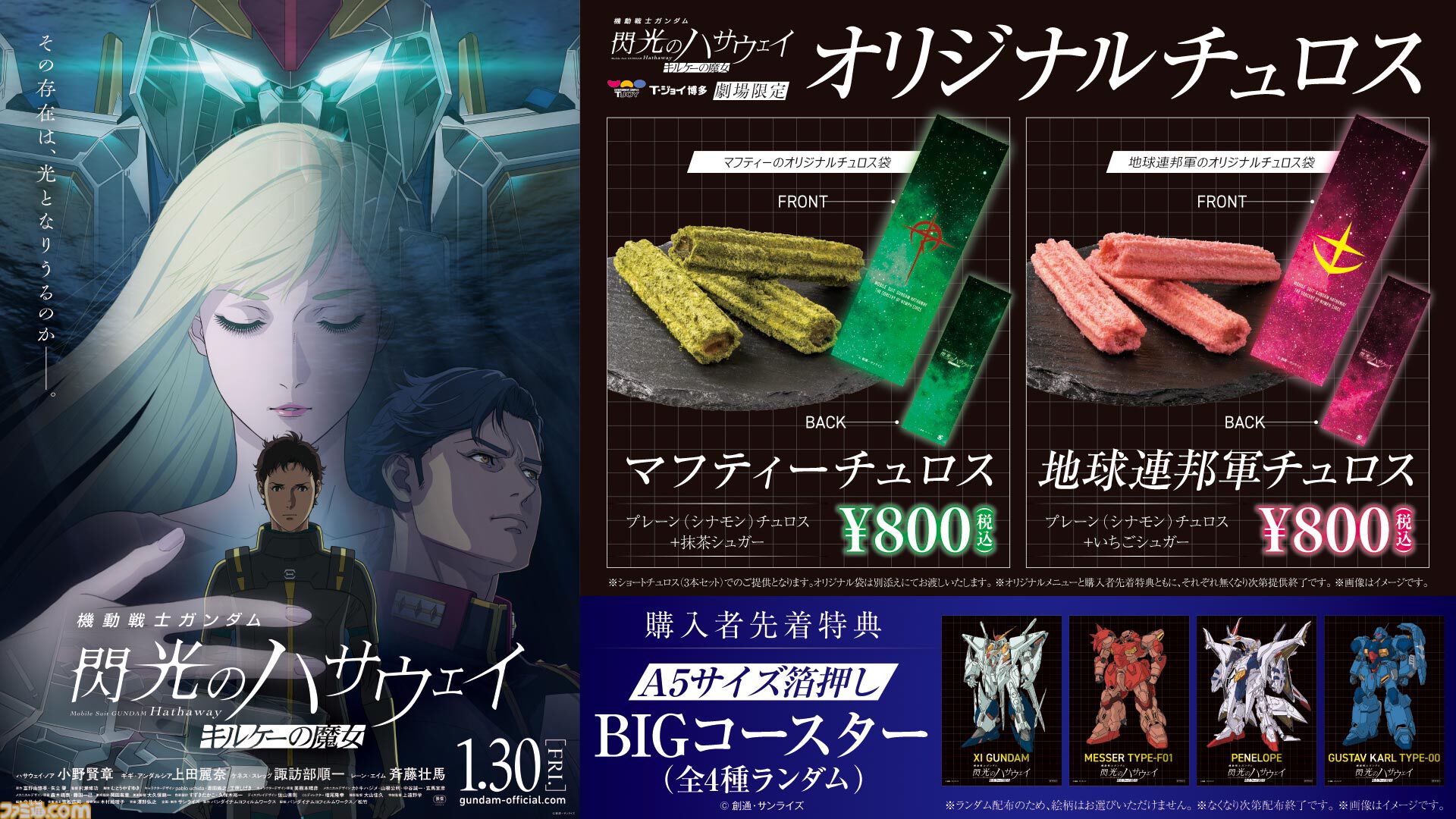 ガンダム 閃光のハサウェイ キルケーの魔女』入場者プレゼントは