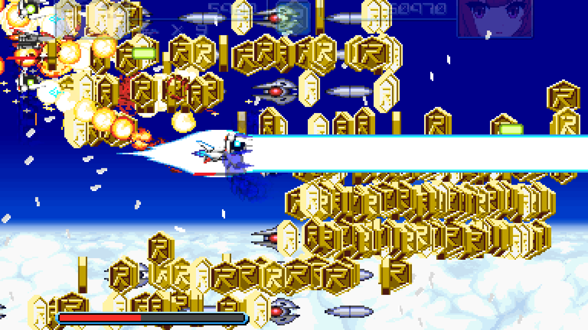 『Revolgear Zero』スイッチ版のストアページと体験版が公開。攻撃を捌いて反撃する“メガビットシステム”が爽快な横スクロールシューティング。製品版はSteam版とともに2/19発売