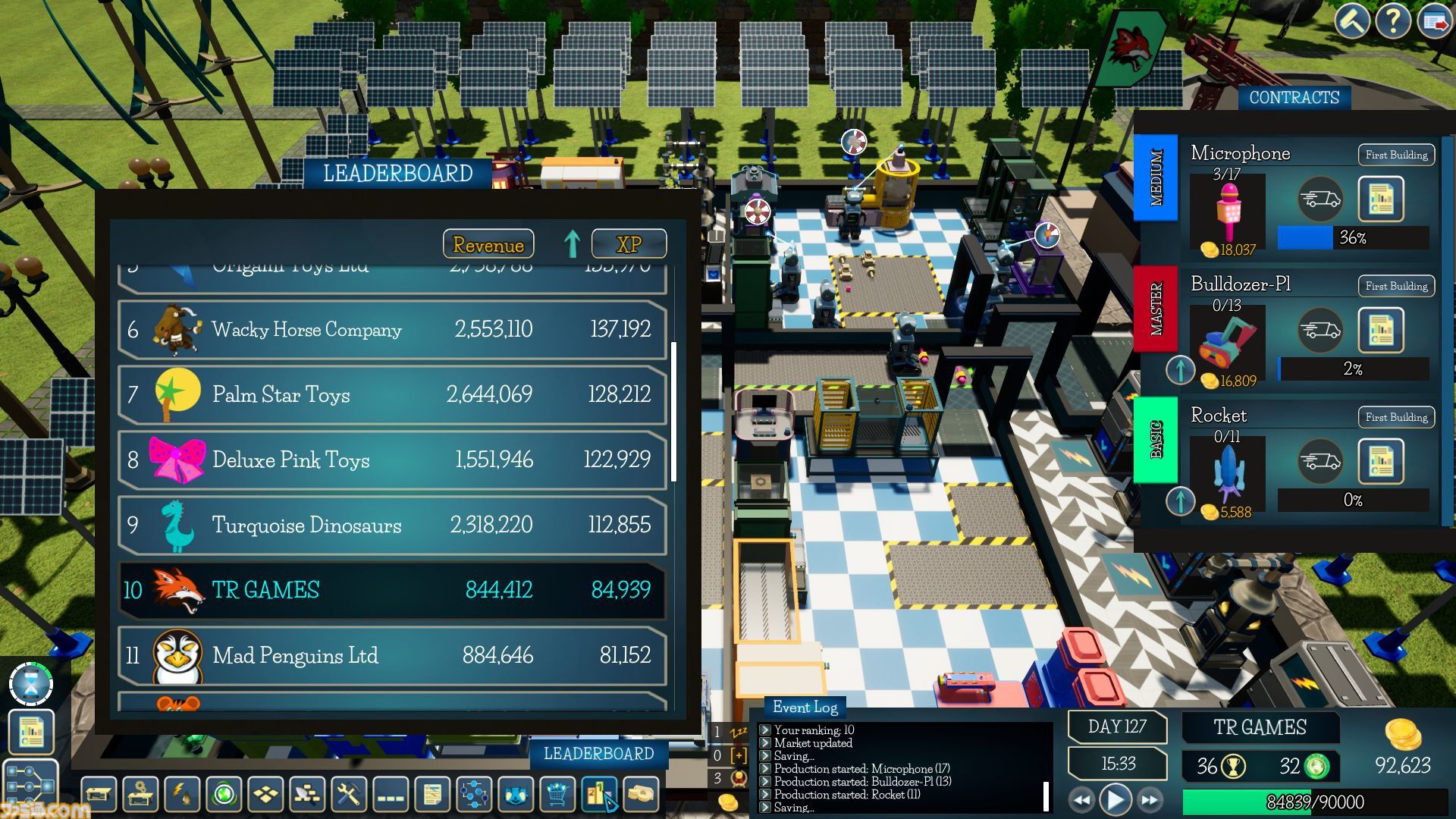『Smart Factory Tycoon』が無料配布中。工場内を自由にカスタマイズして製品を作る経営シミュレーションゲーム。お金を稼いでより高性能な機械を導入。どんどん大きな工場にするのが楽しい