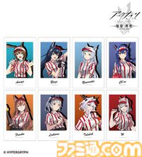 『アークナイツ』ラウンド1のスタッフ制服を着たアーミヤたちのアクスタやステッカーなどのコラボグッズが発売。AMNIBUSにて受注受付中