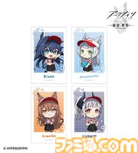 『アークナイツ』ラウンド1のスタッフ制服を着たアーミヤたちのアクスタやステッカーなどのコラボグッズが発売。AMNIBUSにて受注受付中