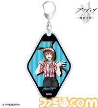 『アークナイツ』ラウンド1のスタッフ制服を着たアーミヤたちのアクスタやステッカーなどのコラボグッズが発売。AMNIBUSにて受注受付中