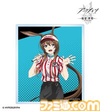 『アークナイツ』ラウンド1のスタッフ制服を着たアーミヤたちのアクスタやステッカーなどのコラボグッズが発売。AMNIBUSにて受注受付中