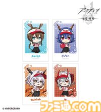 『アークナイツ』ラウンド1のスタッフ制服を着たアーミヤたちのアクスタやステッカーなどのコラボグッズが発売。AMNIBUSにて受注受付中