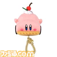 『星のカービィ ディスカバリー』くるまほおばりケーキのぬいぐるみが三英貿易より発売。手乗りサイズとマスコットの2種がラインアップ