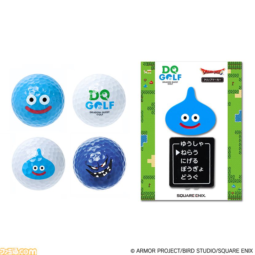 『ドラクエ』スライムやばくだんいわがゴルフボールに。ゴルフ用品を取り扱う新ブランド“DRAGON QUEST GOLF”で2月6日より発売【ドラゴンクエスト】