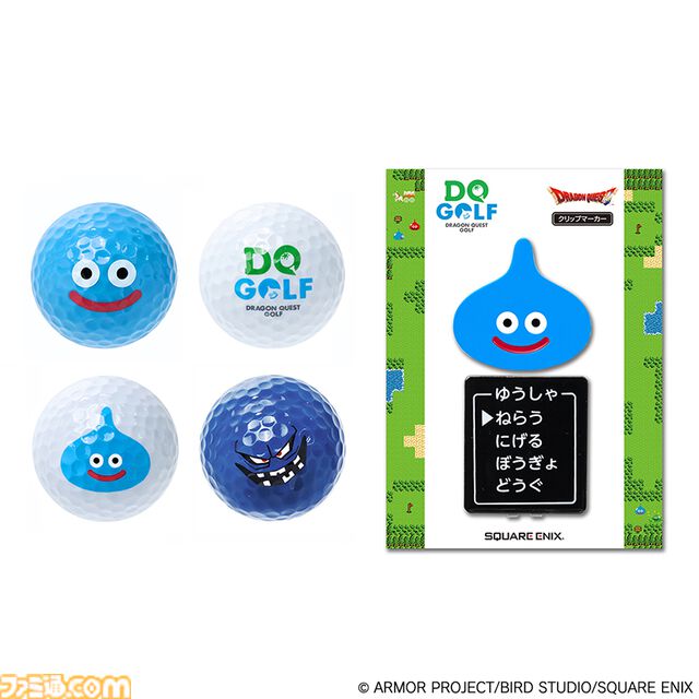 『ドラクエ』スライムやばくだんいわがゴルフボールに。ゴルフ用品を取り扱う新ブランド“DRAGON QUEST GOLF”で2月6日より発売【ドラゴンクエスト】