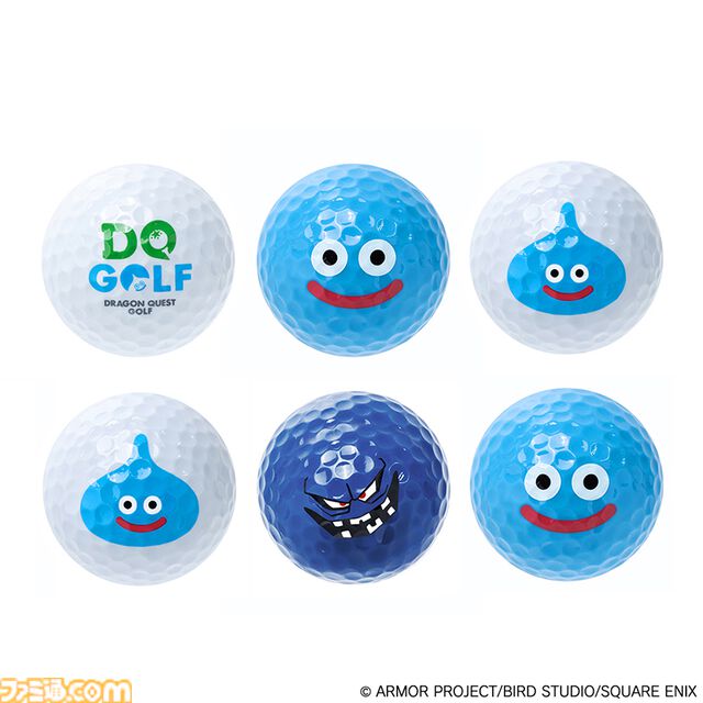 『ドラクエ』スライムやばくだんいわがゴルフボールに。ゴルフ用品を取り扱う新ブランド“DRAGON QUEST GOLF”で2月6日より発売【ドラゴンクエスト】