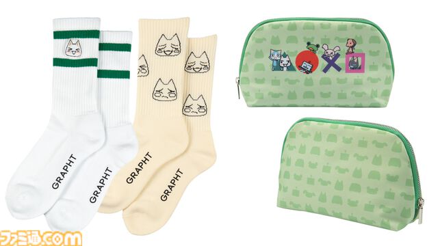 初代プレステのPCスリーブケース、『どこでもいっしょ』靴下、『サルゲッチュ』トラベルポーチなどが登場。本日（1/21）よりGRAPHT公式ストアにて予約開始