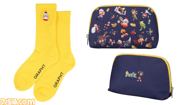 初代プレステのPCスリーブケース、『どこでもいっしょ』靴下、『サルゲッチュ』トラベルポーチなどが登場。本日（1/21）よりGRAPHT公式ストアにて予約開始