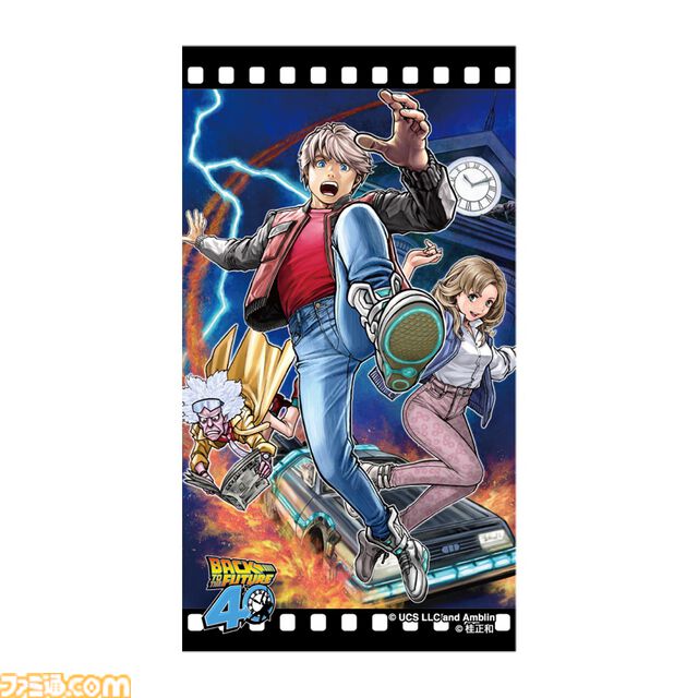 『テニスの王子様』許斐剛氏がマーティを描く！ 『バック・トゥ・ザ・フューチャー』博多マルイPOP UP SHOPにて著名イラストレーター11名の複製原画が展示。許斐氏は初参戦