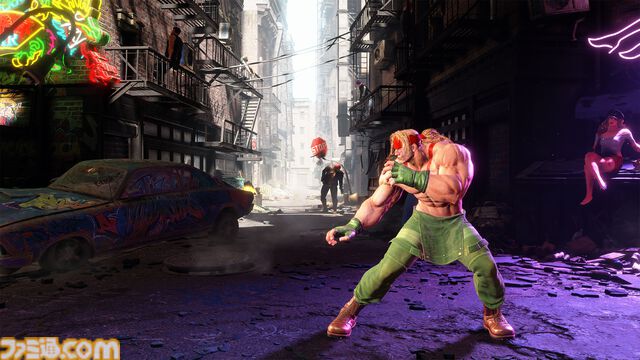 『スト6』アレックスが3月17日より配信決定。アレクのテーマ曲はなんとJAM Project。ケニー・オメガが一部モーションキャプチャを担当