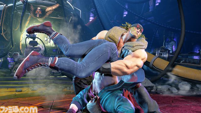 『スト6』アレックスが3月17日より配信決定。アレクのテーマ曲はなんとJAM Project。ケニー・オメガが一部モーションキャプチャを担当