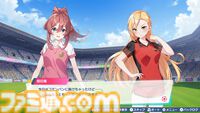 『ファンタジスタ明日翔』qureate新作の女子サッカーシミュレーションが2月12日発売。試合後は健闘を讃え合ってユニフォーム交換