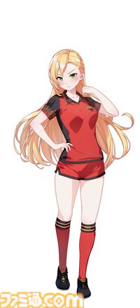 『ファンタジスタ明日翔』qureate新作の女子サッカーシミュレーションが2月12日発売。試合後は健闘を讃え合ってユニフォーム交換