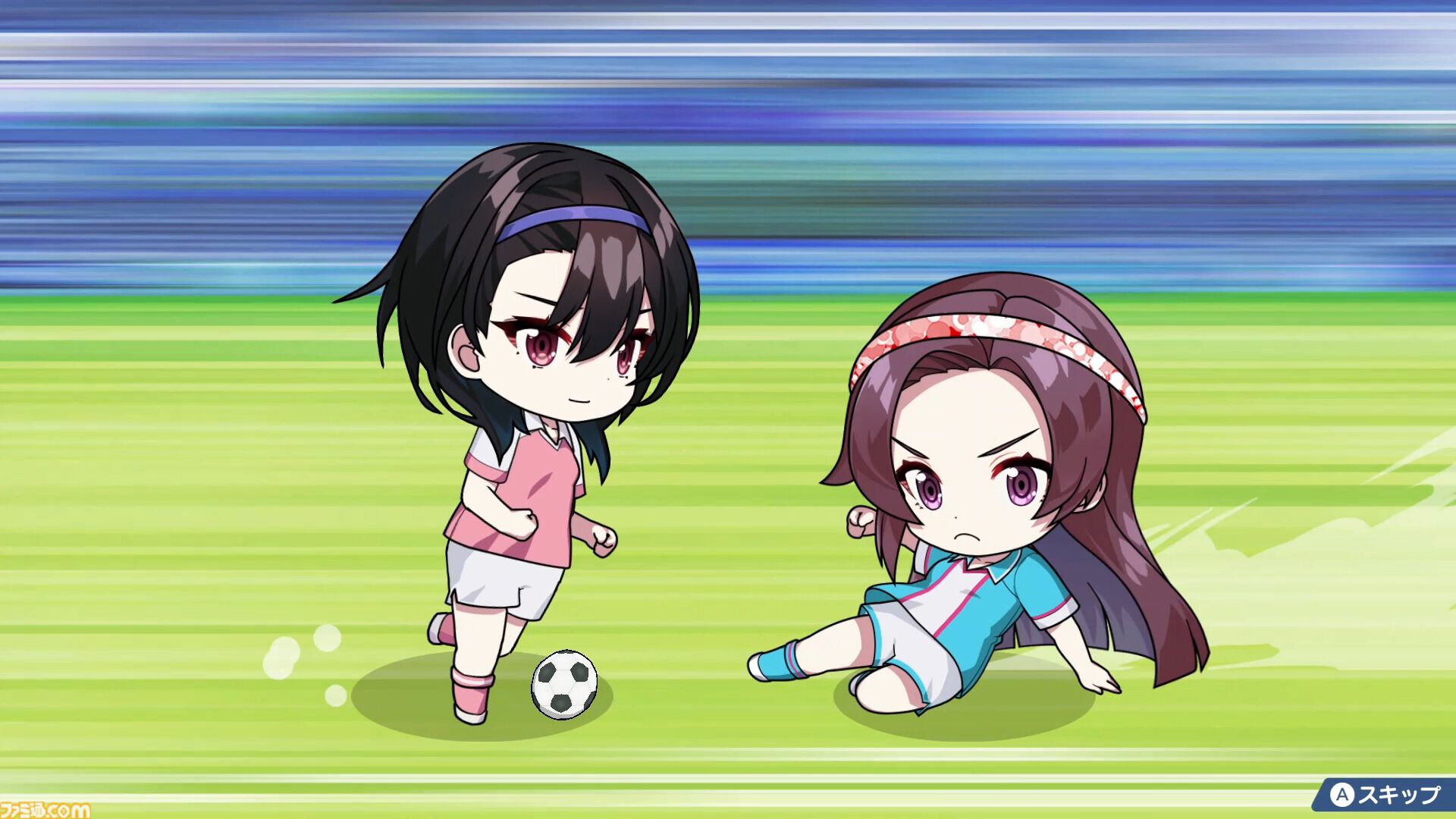 『ファンタジスタ明日翔』qureate新作の女子サッカーシミュレーションが2月12日発売。試合後は健闘を讃え合ってユニフォーム交換