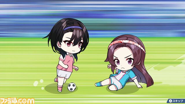 『ファンタジスタ明日翔』qureate新作の女子サッカーシミュレーションが2月12日発売。試合後は健闘を讃え合ってユニフォーム交換