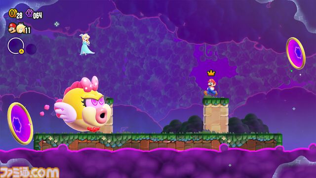 『スーパーマリオブラザーズ ワンダー Nintendo Switch 2 Edition+みんなでリンリンパーク』は3月26日発売。ロゼッタが新たに参戦。チコ、クッパ7人衆も登場