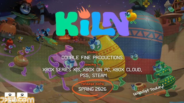 『Kiln』ろくろを回して陶器を作り、水をぶちまけて敵陣の窯の火を消せ！ 芸術的センスが試される陶芸マルチ対戦ゲームが2026年春リリース