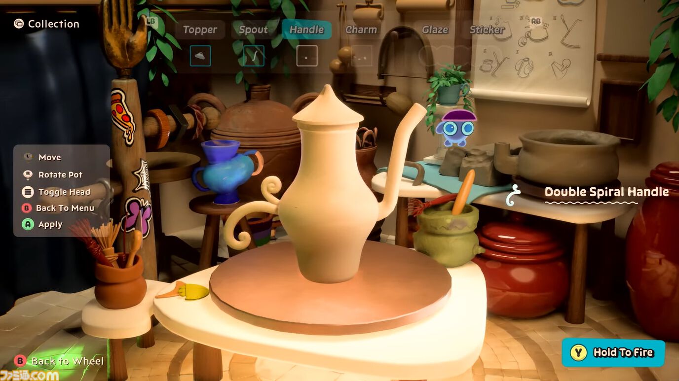 『Kiln』ろくろを回して陶器を作り、水をぶちまけて敵陣の窯の火を消せ！ 芸術的センスが試される陶芸マルチ対戦ゲームが2026年春リリース